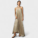 Michelle - Robe Maxi Sweetheart en Fleur Orange