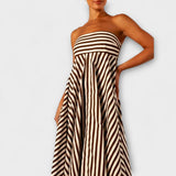 Robe Maxi Rüsch Charme Nocturne