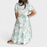 Eliza - Robe Maxi en Toile Intemporelle