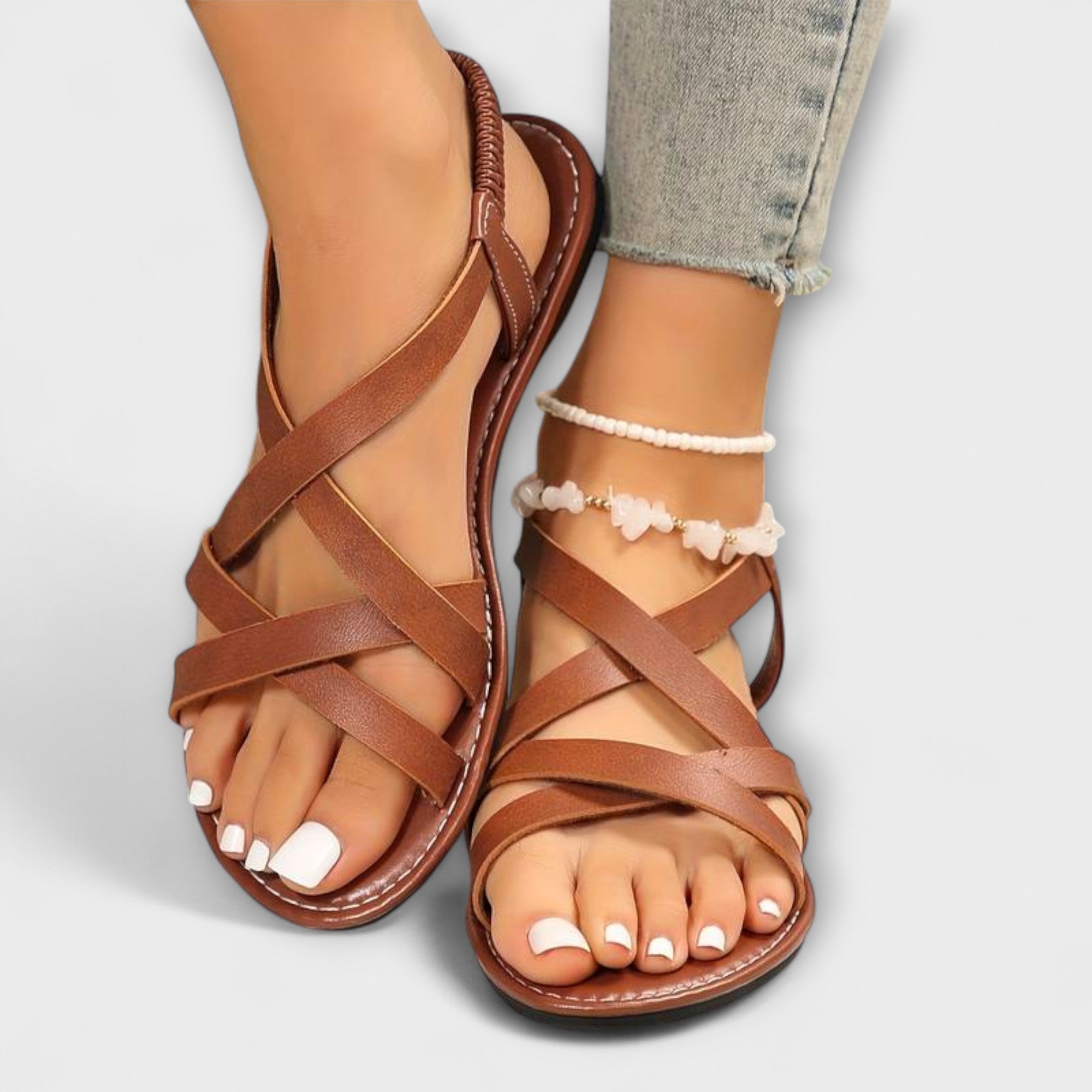 Deborah - Sandales pour femmes avec fermeture croisée légère