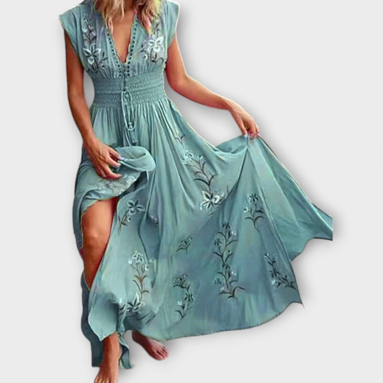 Felizia – Robe boho avec de magnifiques broderies