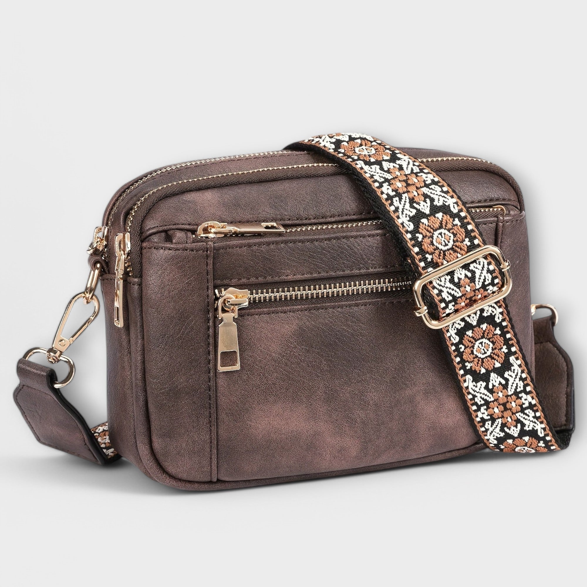 Emilia - Sac bandoulière en cuir vegan
