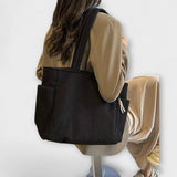 Tilda – Sac à provisions en tricot avec accent en corde
