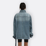 Sílvia - Veste vintage avec col asymétrique haut