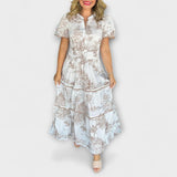 Eliza - Robe Maxi en Toile Intemporelle