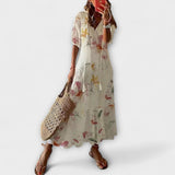 Anna – Robe d'été bohème pour femmes avec silhouette fluide