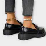Mocassins pour dames avec design orthopédique