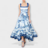 Lucia - Charmante Robe Maxi à Fleurs