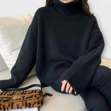 Mera - Pull en cachemire à col roulé pour femmes