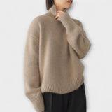 Mera - Pull en cachemire à col roulé pour femmes