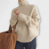 Mera - Pull en cachemire à col roulé pour femmes