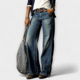 Cess - Pantalon en denim à jambe large