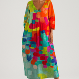 Ana - Robe fluide à motifs