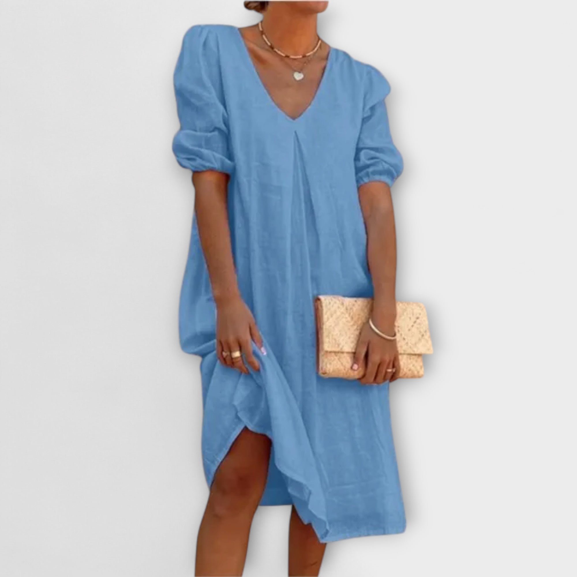 Fanny - Robe d'été élégante avec détails en crochet