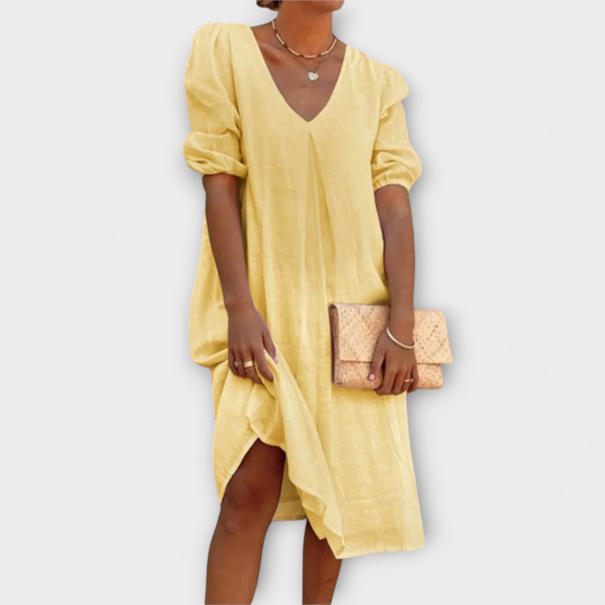 Fanny - Robe d'été élégante avec détails en crochet