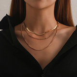 Collier superposé vintage 3 pièces