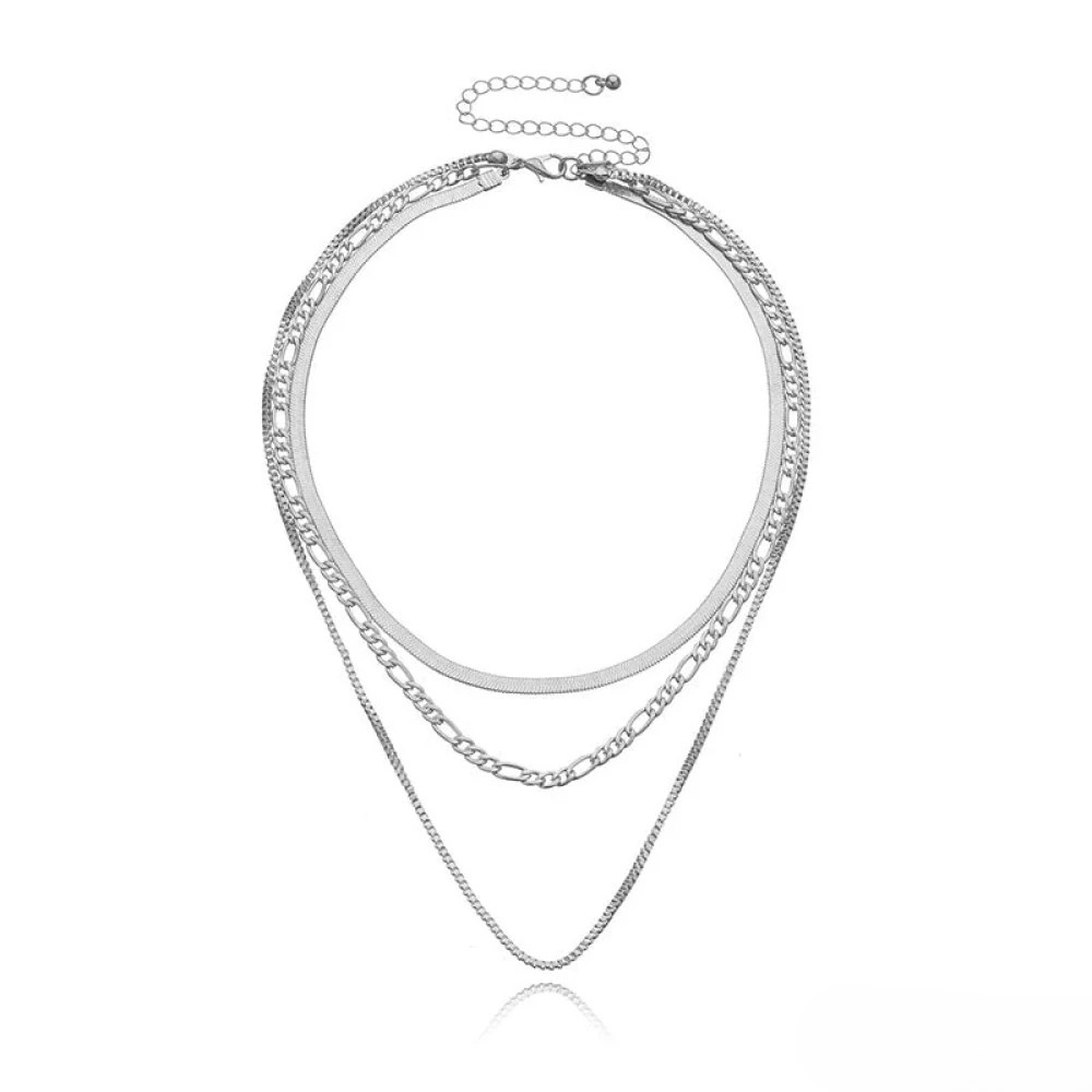 Collier superposé vintage 3 pièces