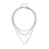 Collier superposé vintage 3 pièces