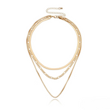 Collier superposé vintage 3 pièces
