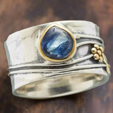 Bague de Méditation en Gemmes Bohémiennes