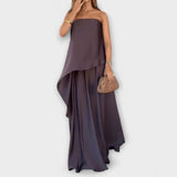 Ruby - Haut-top sans manches chic et jupe