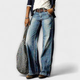 Cess - Pantalon en denim à jambe large