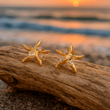 Boucles d'oreilles étoiles de mer