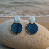 Boucles d'oreilles Étoiles et Fond Marin