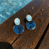 Boucles d'oreilles Étoiles et Fond Marin