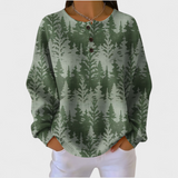 Inès - Sweatshirt avec motif d'arbre classique