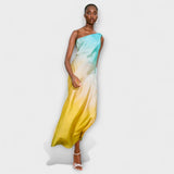 Arabella - Robe Midi à Épaule Unique