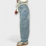 Fable - Jeans en Denim Balloon Style Carpenter