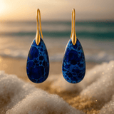 Boucles d'oreilles Abyssal Blue