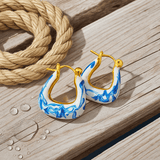 Boucles d'oreilles Federohrringe en couleur Kullansävy