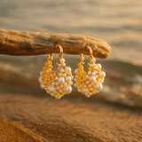 Boucles d'oreilles Kultainen Aamu en mousse