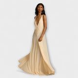 Lavinia - Robe maxi avec décolleté en V profond