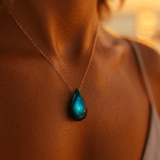 Collier en labradorite