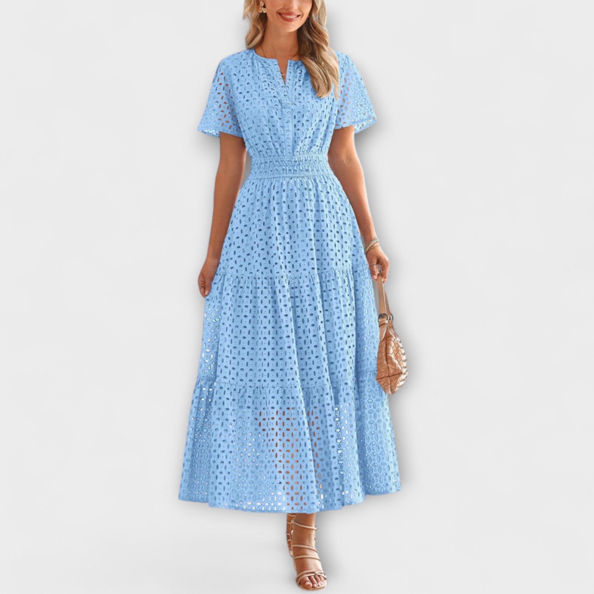 Linette - Robe d'été élégante en dentelle