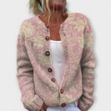 Sola – Cardigan Chaud au Look Floral