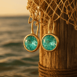 Boucles d'oreilles marines en goutte