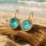Boucles d'oreilles marines en goutte