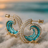 Boucles d'oreilles marines