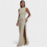 Rieke - Robe maxi élégante avec fente haute