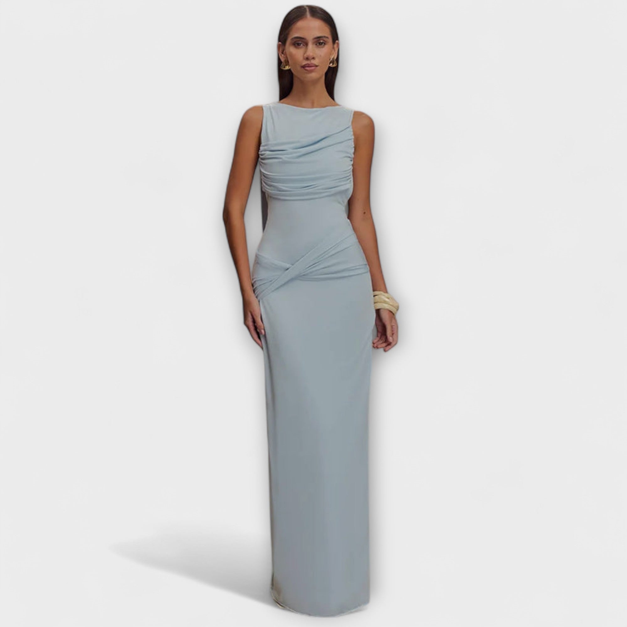 Rieke - Robe maxi élégante avec fente haute