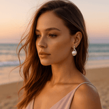 Boucles d'oreilles avec perles