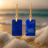 Boucles d'oreilles en vert océan