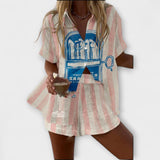 Ana - Tenue d'été avec motif de sardines