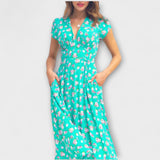 Fienna - Robe Midi avec Boutonnage