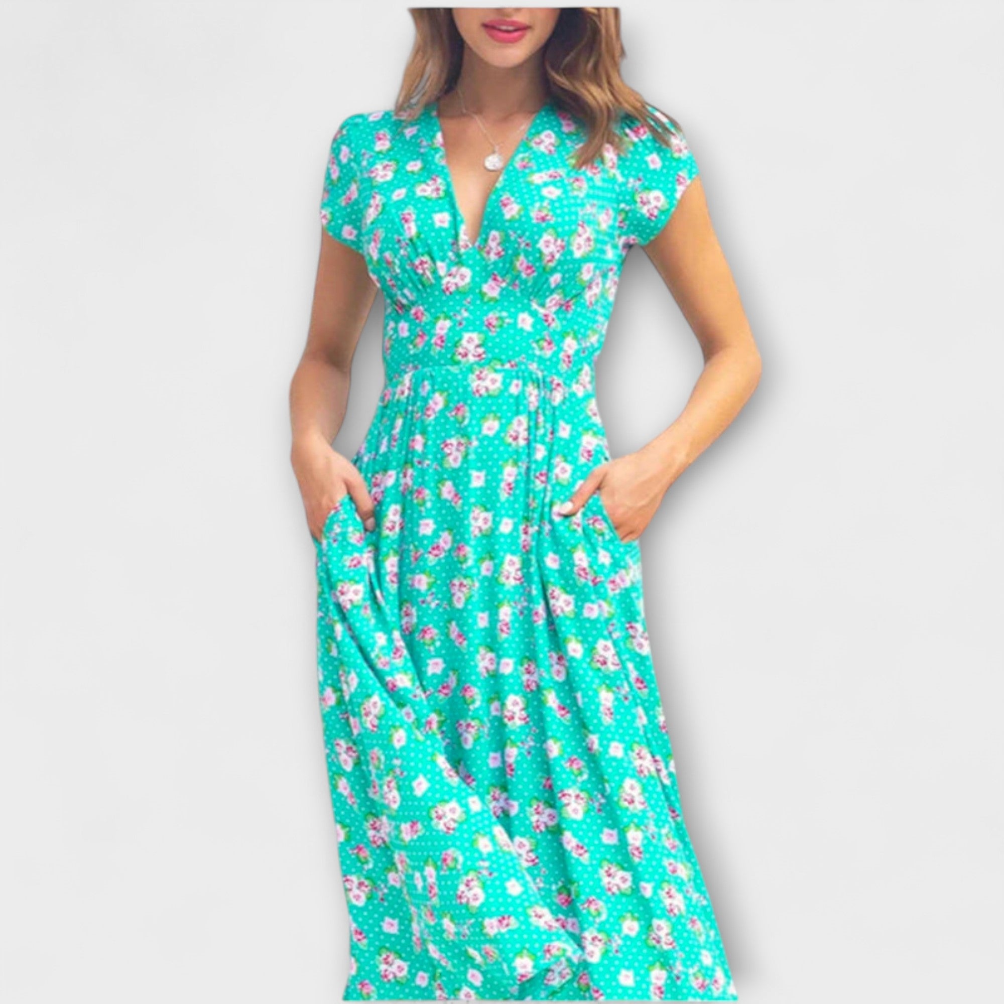Fienna - Robe Midi avec Boutonnage