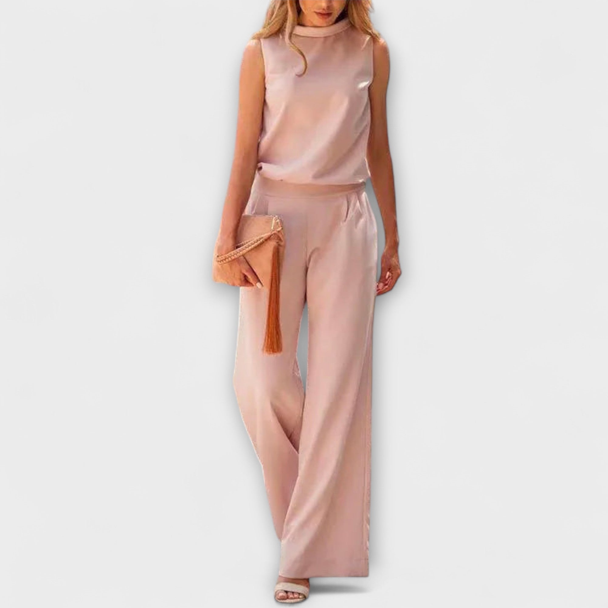Ariana - Pantalons fluides pour femmes et top minimaliste